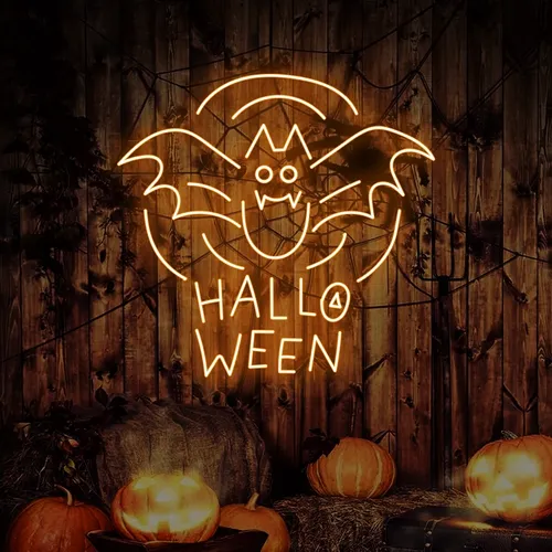 Halloween Bat Neon Sign - Imprint Now - NZ