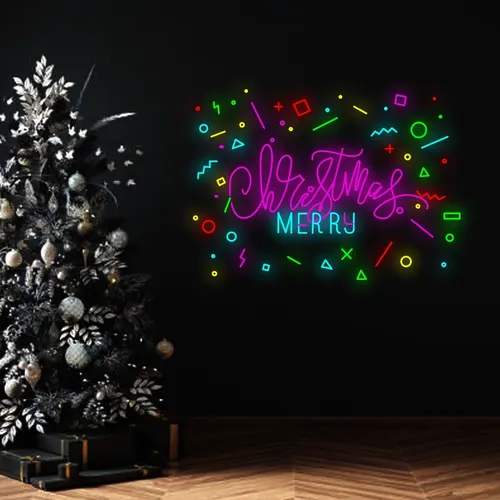 Christmas Merry Neon Sign - Imprint Now - NZ