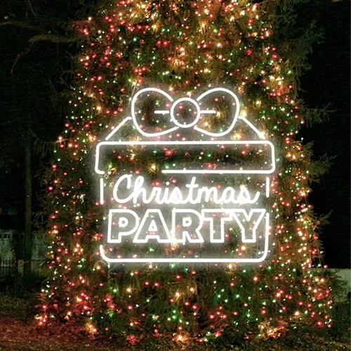 Christmas Party Gift Box Neon Sign - Imprint Now - NZ