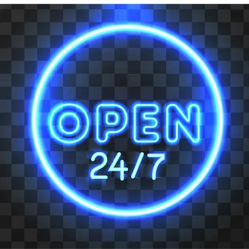 Open Neon Sign - Imprint Now - NZ