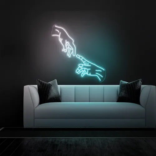 Hands Of God Neon Sign - Imprint Now - NZ