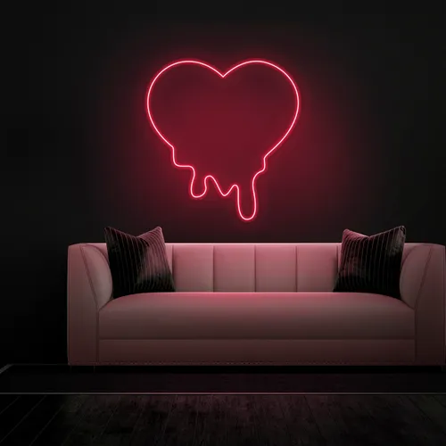 Melting Heart Neon sign - Imprint Now - NZ