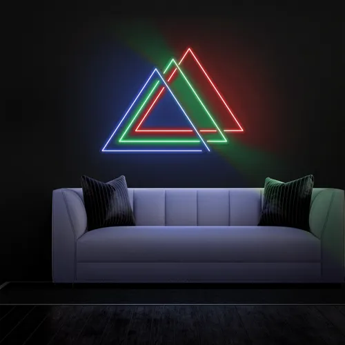 Triangles Neon Sign - Imprint Now - NZ