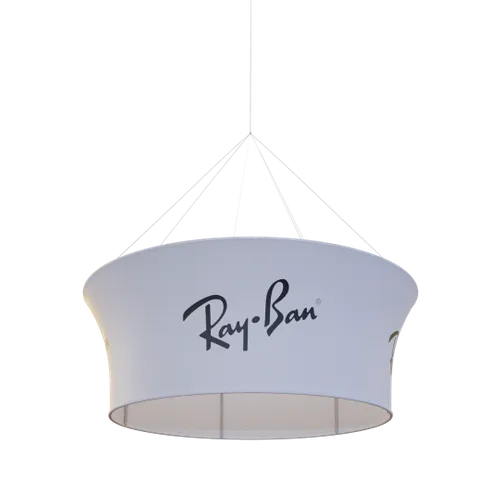 Custom Tapered Circle Personalised Trade Show Hanging Signs - Imprint Now - NZ