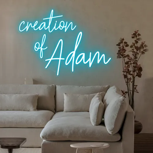 Creation Of Adam Neon Sign - Imprint Now - NZ