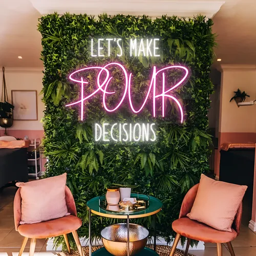 Let's Make Pour Decisions Neon Signs - Imprint Now - NZ