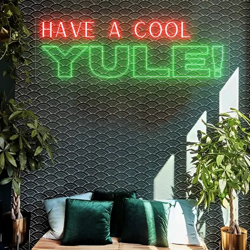 Have a Cool Yule! Neon Sign - Imprint Now - NZ