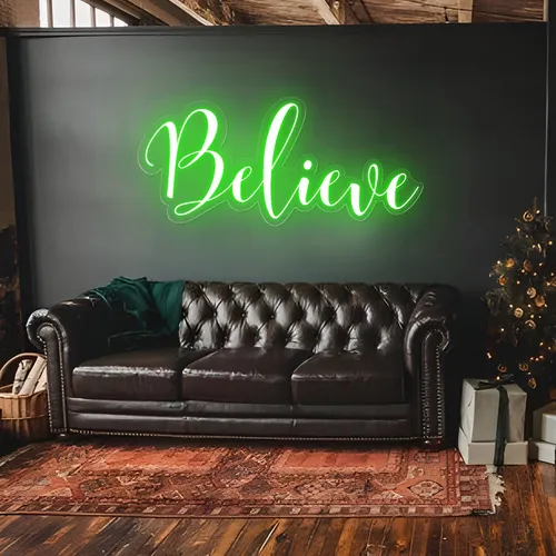 Believe Neon Sign - Imprint Now - NZ