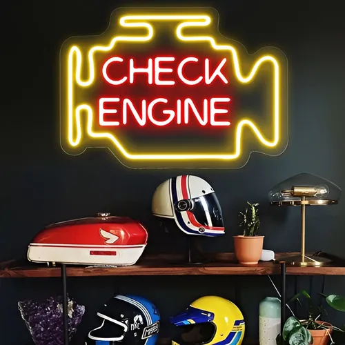 Check Engine Neon Sign - Imprint Now - NZ