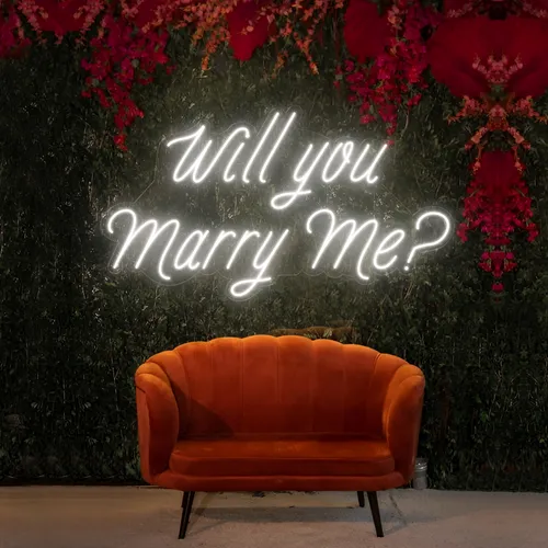 Will You Marry Me LED Neon Sign - Imprint Now - NZ