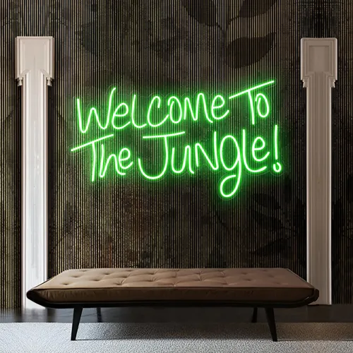 Welcome To The Jungle LED Neon Sign - Imprint Now - NZ