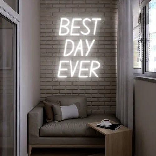 Best Day Ever Neon Sign - Imprint Now - NZ