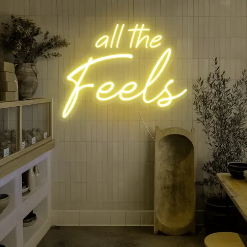 All The Feels Neon Sign - Imprint Now - NZ