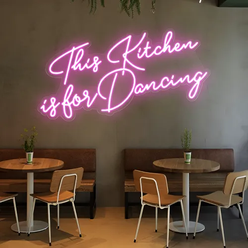 This Kitchen is for Dancing Neon Sign - Imprint Now - NZ