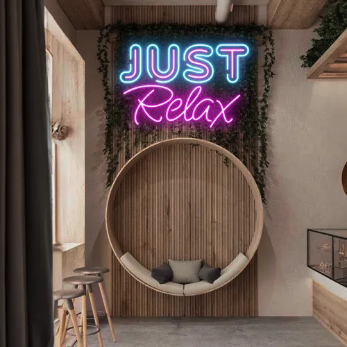 Just Relax Neon Signs - Imprint Now - NZ