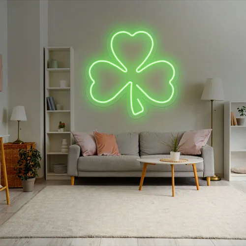 Green Clover Neon Sign - Imprint Now - NZ