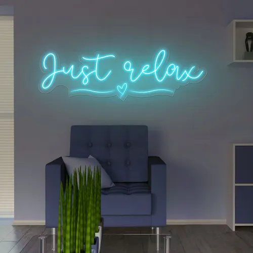 Just Relax Neon Sign - Imprint Now - NZ