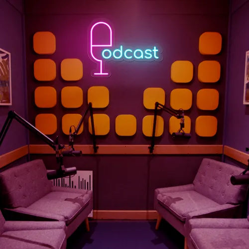 Cool Podcast Neon Sign - Imprint Now - NZ