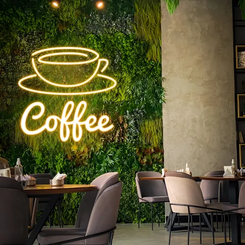 Brew & Glow Coffee Neon Sign - Imprint Now - NZ