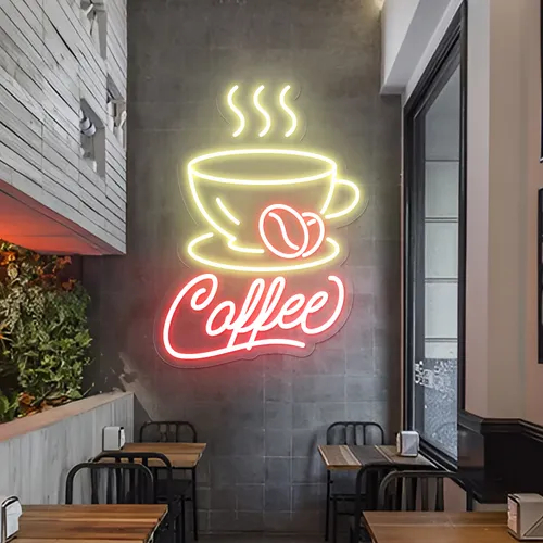 Classy Gleam Coffee Neon Sign - Imprint Now - NZ