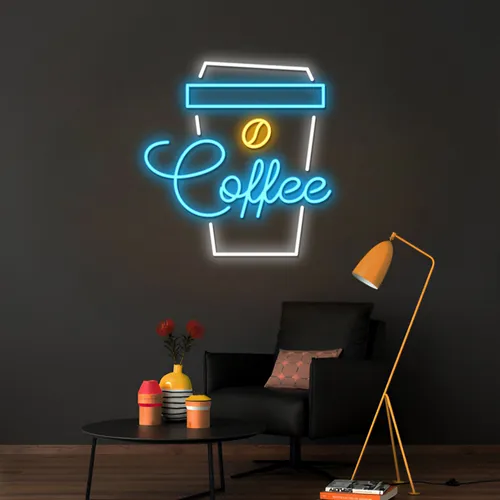 Snazzy Eye-catching Coffee Neon Sign - Imprint Now - NZ