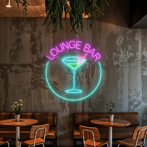 Martini Lounge Bar Neon Sign - Imprint Now - NZ