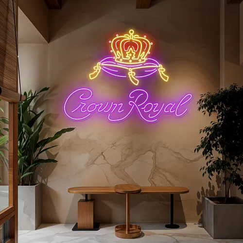 Crown Royal Neon Sign - Imprint Now - NZ