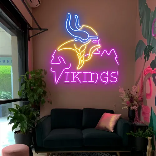 Vikings Neon Sign - Imprint Now - NZ
