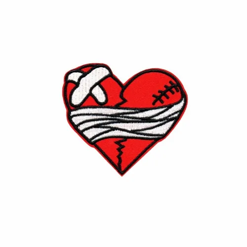 Battered Heart Patch - Imprint Now - NZ