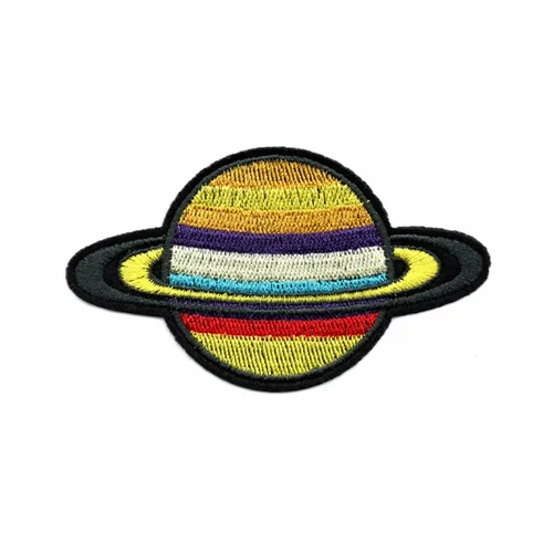 Colorful Ringed Planet Patch - Imprint Now - NZ