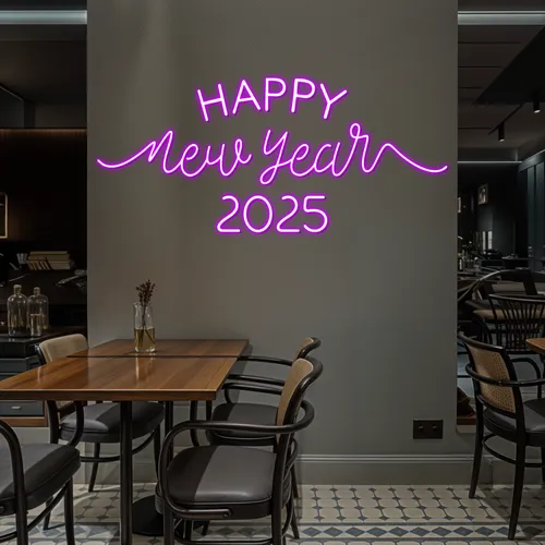 Happy New Year 2024 Neon Sign - Imprint Now - NZ
