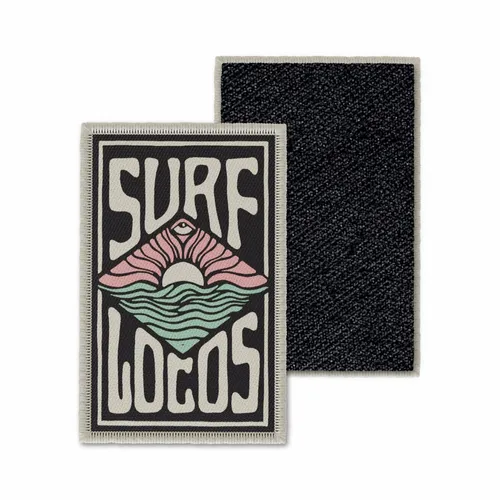 Rectangle Surf Locos Velcro Patch - Imprint Now - NZ