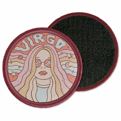 Round Virgo Velcro Patch - Imprint Now - NZ