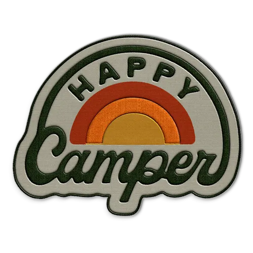Happy Camper Hat Patch - Imprint Now - NZ