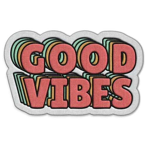 Good Vibes Hat Patch - Imprint Now - NZ