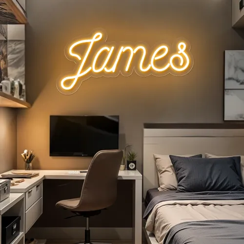 James Neon Sign - Imprint Now - NZ