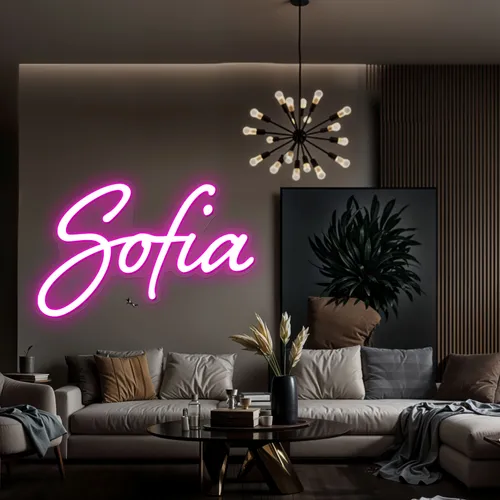 Sofia Name Neon Sign - Imprint Now - NZ