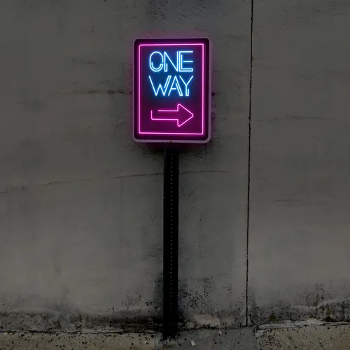 One Way Neon Sign - Imprint Now - NZ