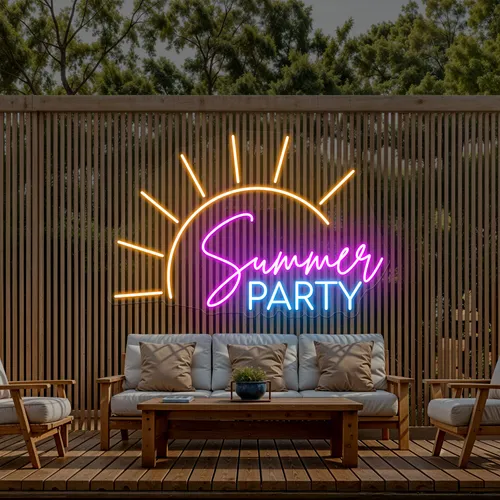 Cool Summer Party Neon Sign - Imprint Now - NZ
