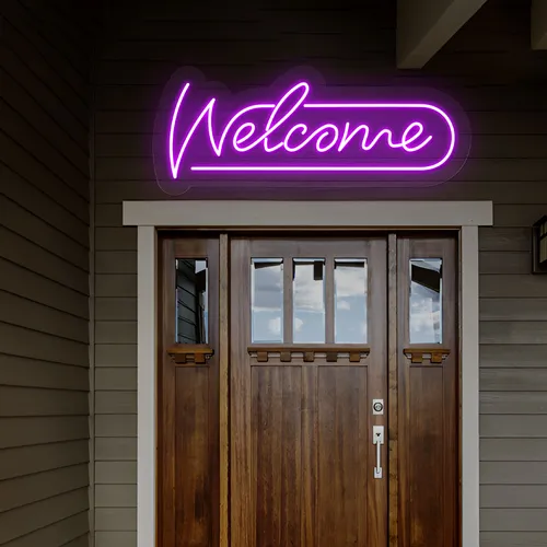 Stylish Welcome Neon Sign - Imprint Now - NZ