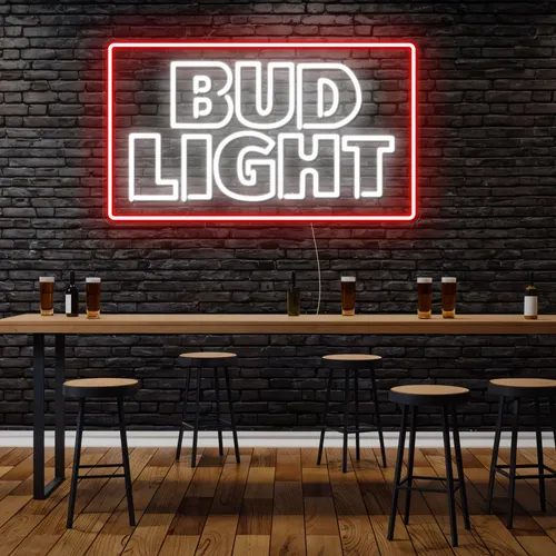 Simple Bud Light Neon Sign - Imprint Now - NZ