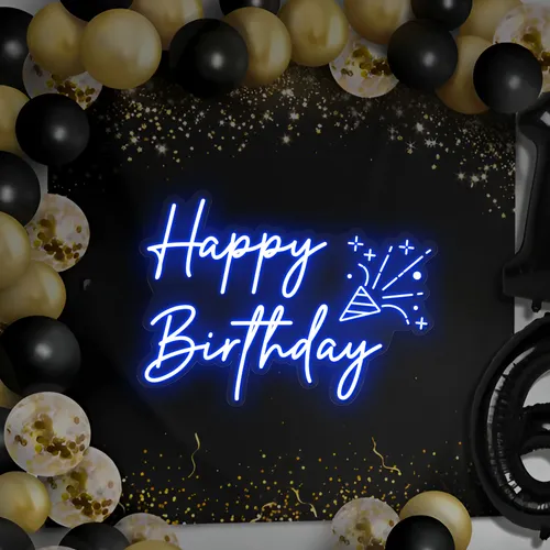 Happy Birthday Cheers Neon Sign - Imprint Now - NZ