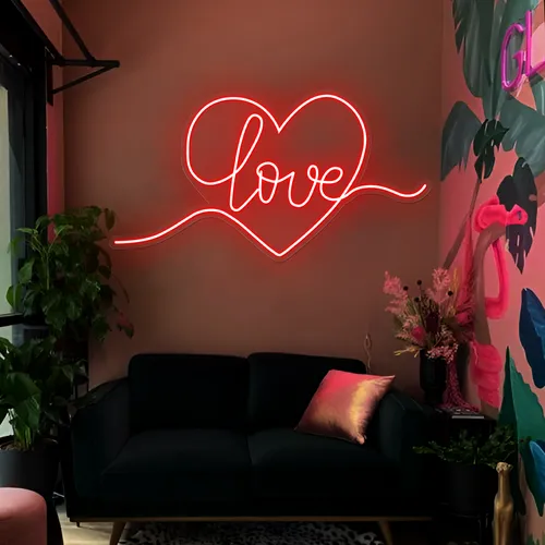 Heart of Love Neon Sign - Imprint Now - NZ