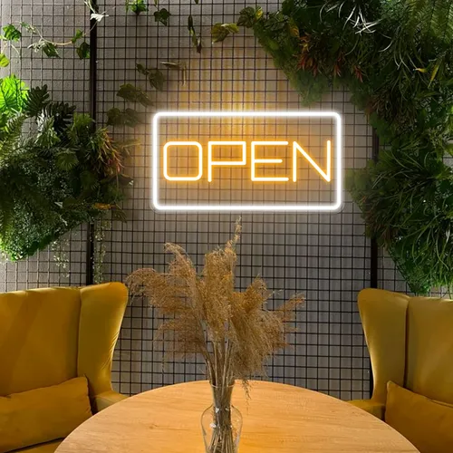 Inviting Open Neon Sign - Imprint Now - NZ