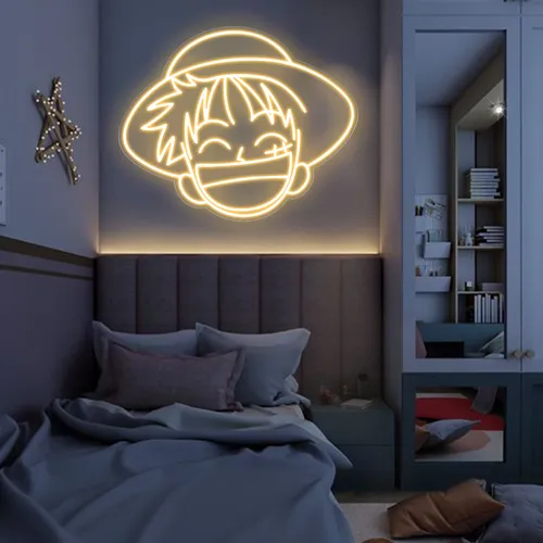 Monkey Luffy Neon Sign - Imprint Now - NZ
