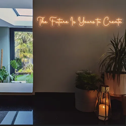 Ambitious The Future is Yours to Create Neon Sign - Imprint Now - NZ
