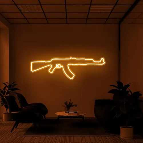 Cool Rifle Neon Sign - Imprint Now - NZ