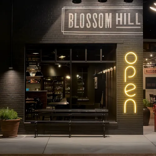 Open Vertical Neon Sign - Imprint Now - NZ