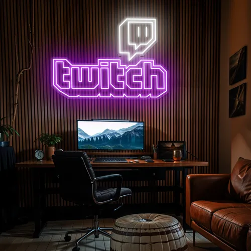 Twitch Gaming Room Neon Sign - Imprint Now - NZ