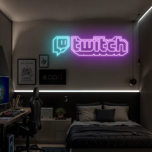 Twitch Streaming Setup Neon Sign - Imprint Now - NZ